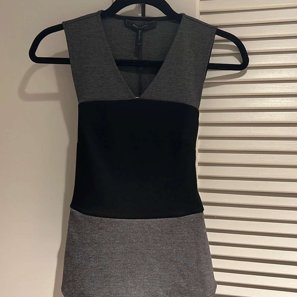 Bcbg shirt with tie in back